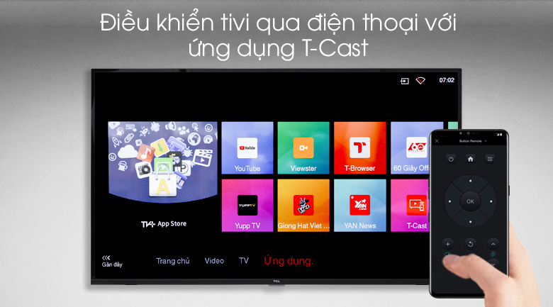 Smart Tivi TCL 4K 43 inch L43P65-UF