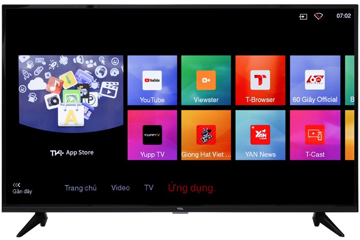 Smart Tivi TCL 4K 43 inch L43P65-UF Màu Đen