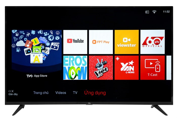Smart Tivi TCL 4K 50 inch L50P65-UF Màu Đen