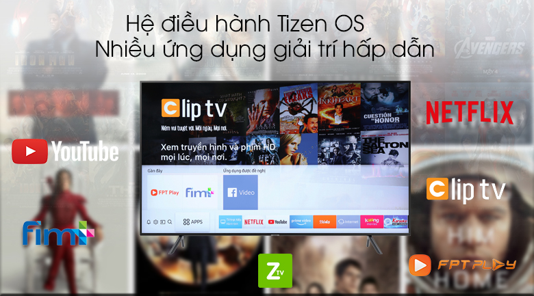 Smart Tivi Samsung 4K 43 inch UA43RU7100 - Tizen OS