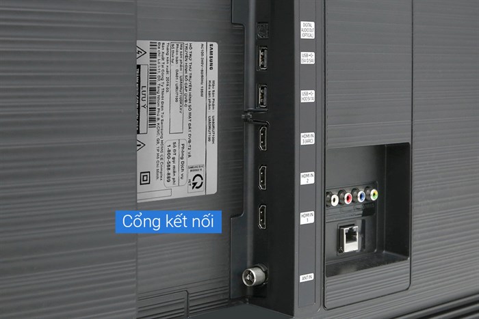 Smart Tivi Samsung 4K 50 inch UA50RU7100 Màu Đen