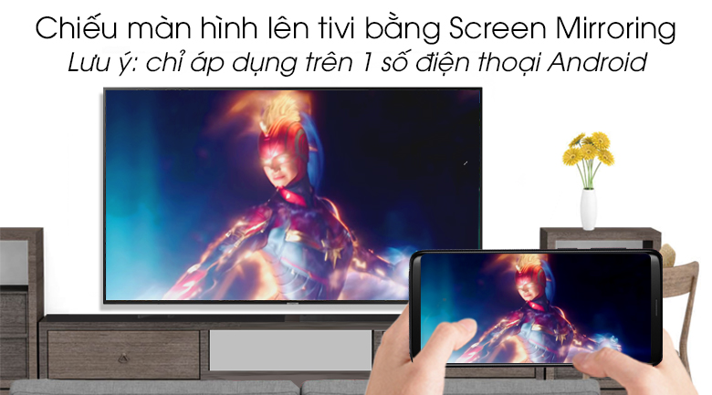 Smart tivi Samsung 4K 50 inch UA50RU7100 - Screen Mirroring