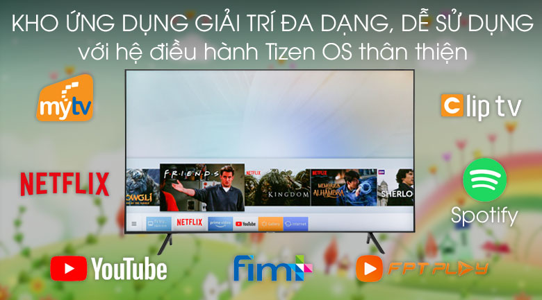 Smart Tivi Samsung 4K 65 inch UA65RU7100 Tizen OS