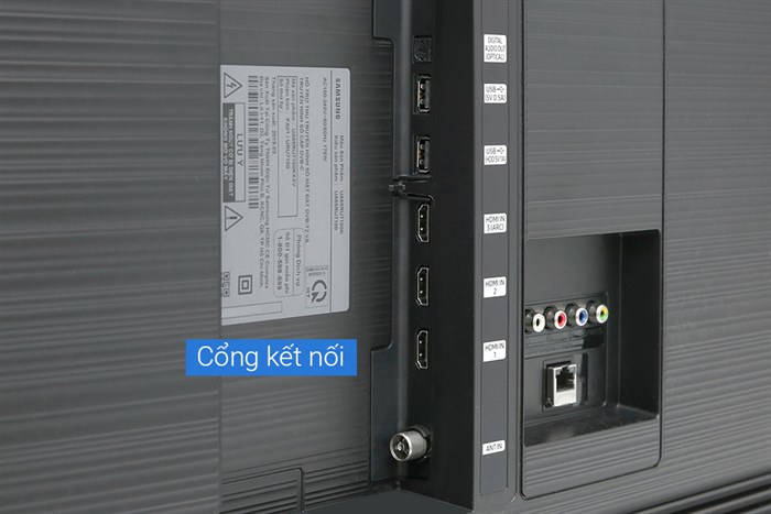 Smart Tivi Samsung 4K 65 inch UA65RU7100 Màu Đen