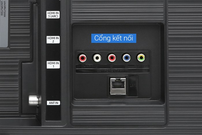 Smart Tivi Samsung 4K 43 inch UA43RU7200 Màu Đen