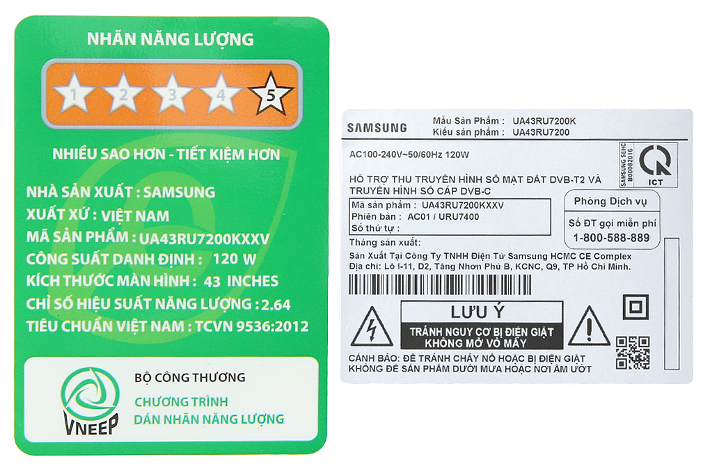 Smart Tivi Samsung 4K 43 inch UA43RU7200 - 9