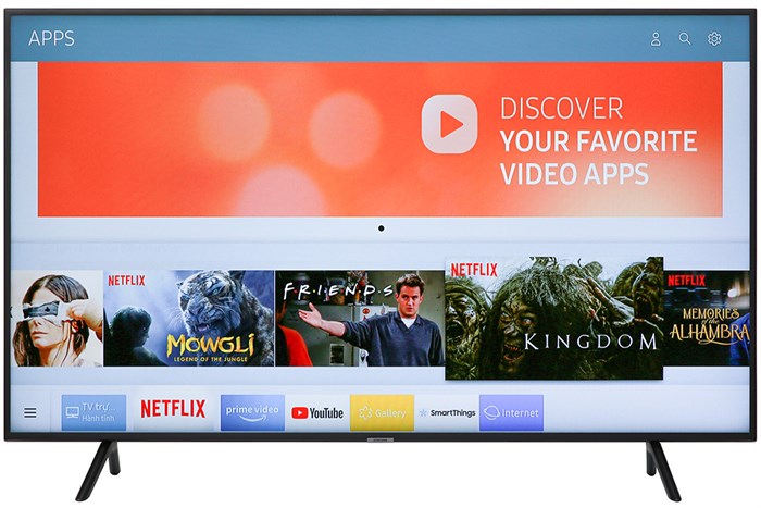 Smart Tivi Samsung 4K 55 inch UA55RU7200 Màu Đen