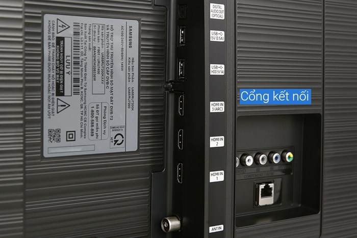 Smart Tivi Samsung 4K 55 inch UA55RU7200 Màu Đen