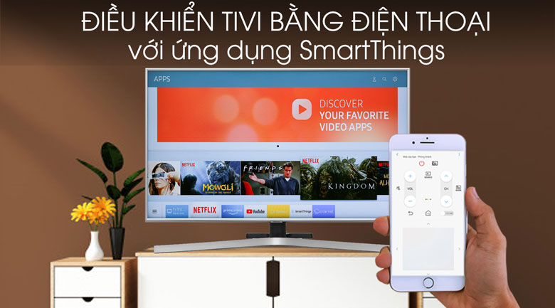 Smart Tivi Samsung 4K 43 inch UA43RU7400