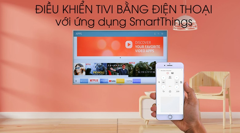 Smart Tivi Samsung 4K 43 inch UA43RU7400 - SmartThings