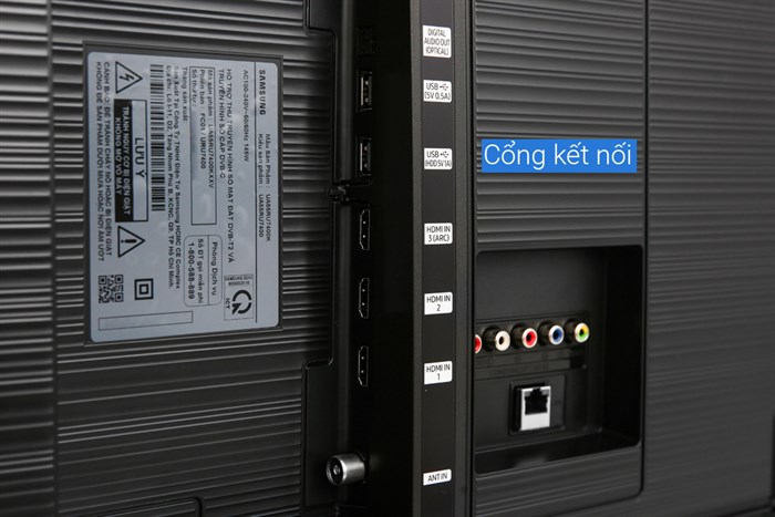 Smart Tivi Samsung 4K 55 inch UA55RU7400 Màu Đen