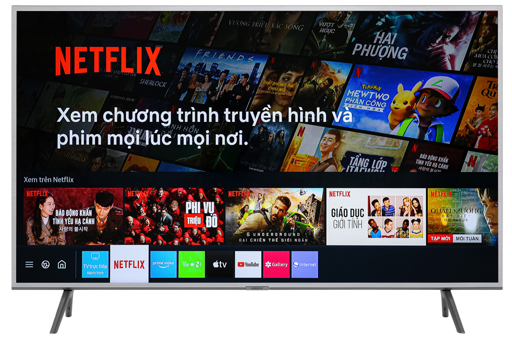 Smart Tivi QLED Samsung 4K 43 inch QA43Q65R Màu Đen