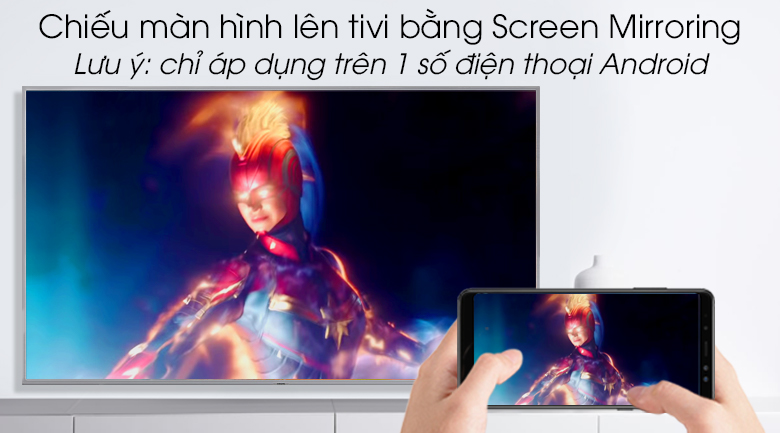 Smart Tivi QLED Samsung 4K 55 inch QA55Q65R - Screen Mirroring