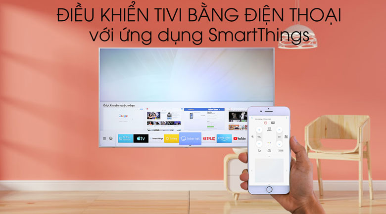 Smart Tivi QLED Samsung 4K 55 inch QA55Q65R - SmartThings