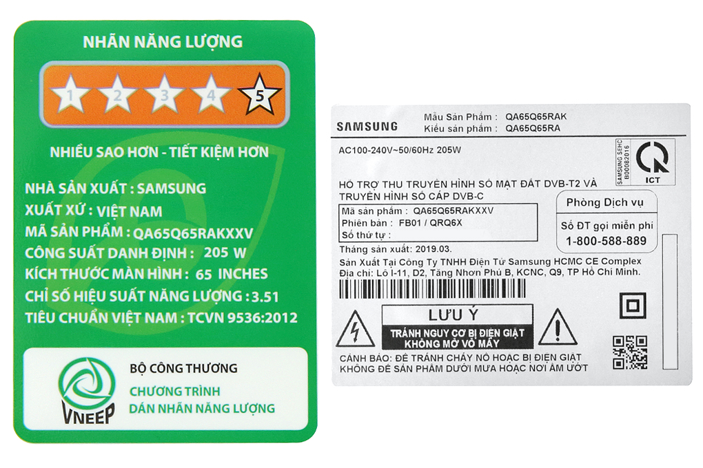 Smart Tivi QLED Samsung 4K 65 inch QA65Q65R Màu Đen