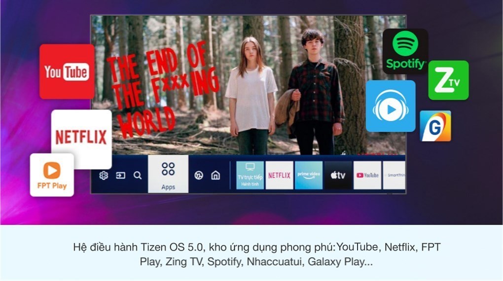 Smart Tivi QLED Samsung 4K 75 inch QA75Q65R