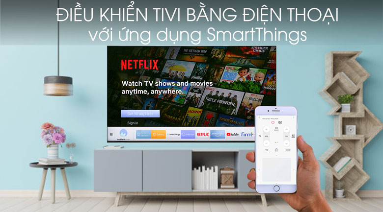 Smart Tivi QLED Samsung 8K 82 inch QA82Q900R - SmartThings