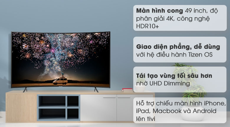 Smart Tivi Cong Samsung 4K 49 inch UA49RU7300