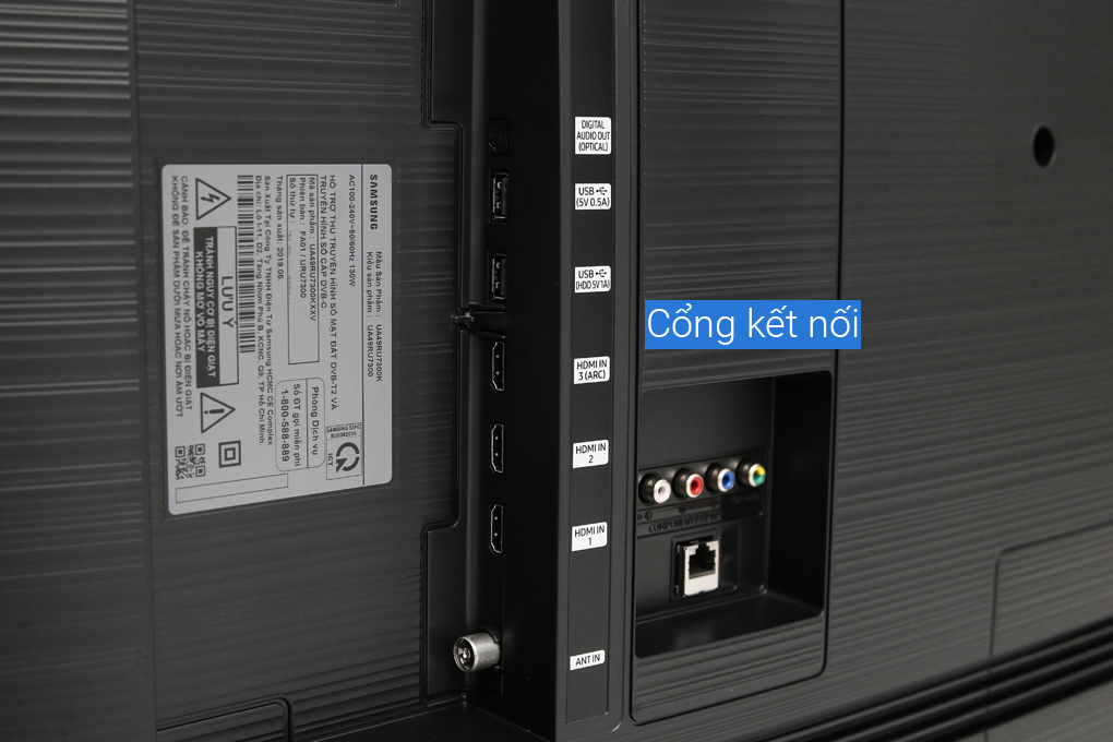 Smart Tivi Cong Samsung 4K 49 inch UA49RU7300 Màu Đen