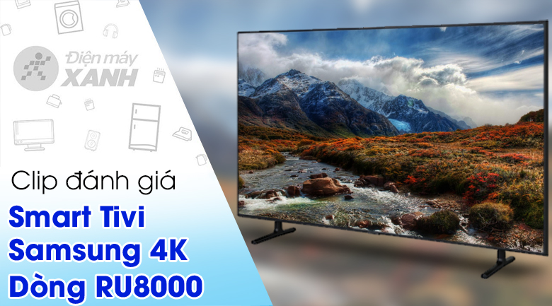 Smart Tivi Samsung 4K 49 inch UA49RU8000 - giá tốt, có trả góp