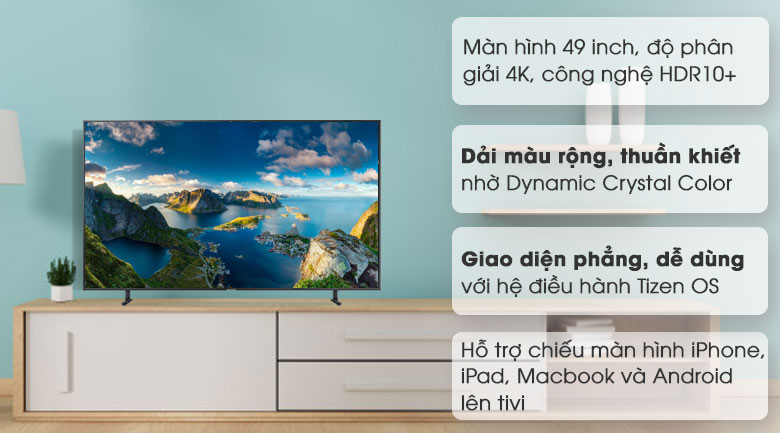 Smart Tivi Samsung 4K 49 inch UA49RU8000