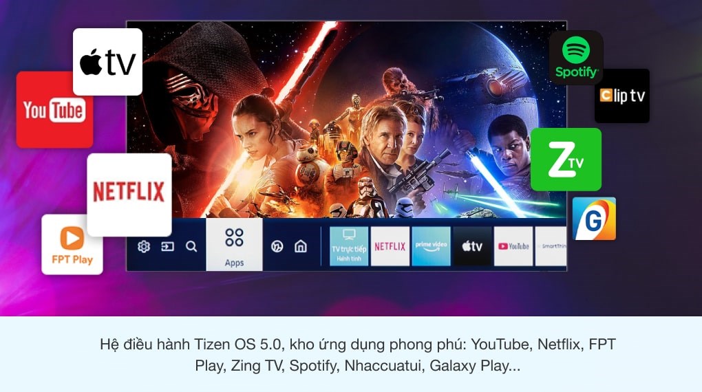 Smart Tivi Samsung 4K 55 inch UA55RU8000