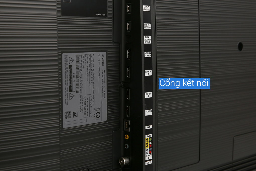 Smart Tivi Samsung 4K 55 inch UA55RU8000 Màu Đen