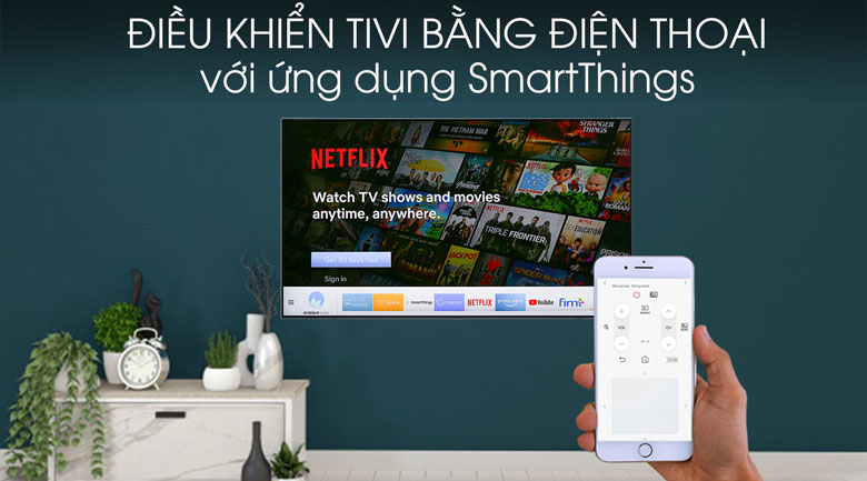 Smart tivi Tivi QLED Samsung 4K 49 inch QA49Q75R - SmartThings