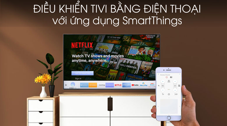 Smart tivi Tivi QLED Samsung 4K 49 inch QA49Q75R - SmartThings