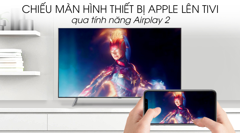 Smart Tivi QLED Samsung 4K 55 inch QA55Q75R