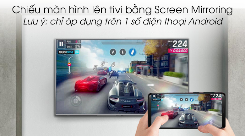 Smart Tivi QLED Samsung 4k 55 inch QA55Q75R - Screen Mirroring