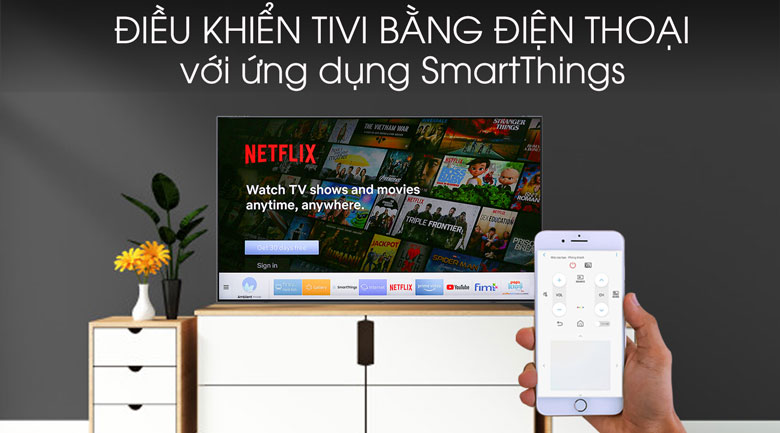 Smart Tivi QLED Samsung 4k 55 inch QA55Q75R - SmartThing