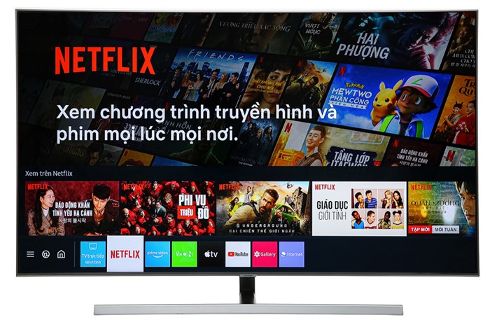 Smart Tivi QLED Samsung 4K 55 inch QA55Q80R Màu Đen