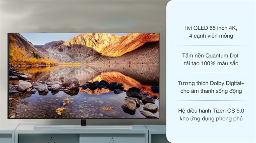 Smart Tivi QLED Samsung 4K 65 inch QA65Q80R