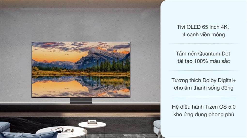 Smart Tivi QLED Samsung 4K 65 inch QA65Q90R