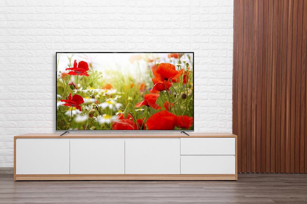 Android Tivi TCL 4K 65 inch L65P8 Màu Đen