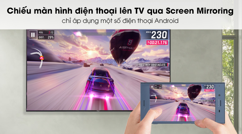 Android Tivi Sony 4K 55 inch KD-55X9500G - Screen Mirroring Android Tivi Sony 4K 55 inch KD-55X9500G - Screen Mirroring