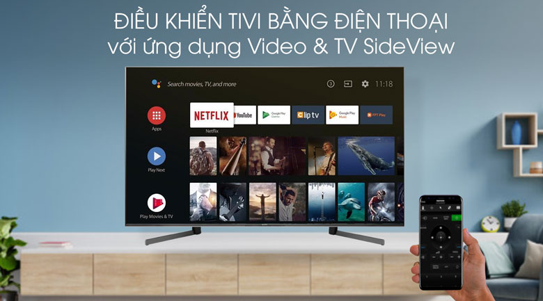 Android Tivi Sony 4K 55 inch KD-55X9500G