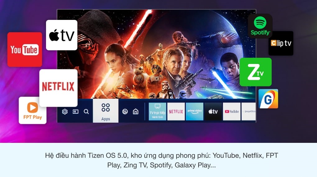 Smart Tivi Samsung 4K 75 inch UA75RU7100