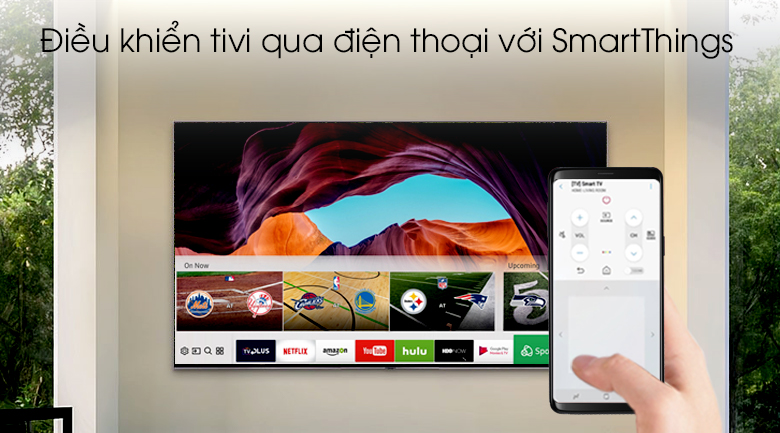 Smart Tivi QLED Samsung 4K 82 inch QA82Q90R - SmartThings