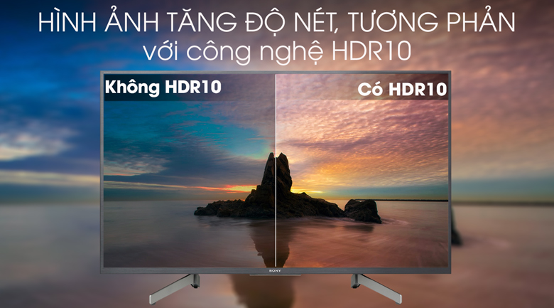 Android Tivi Sony 4K 43 inch KD-43X8000G