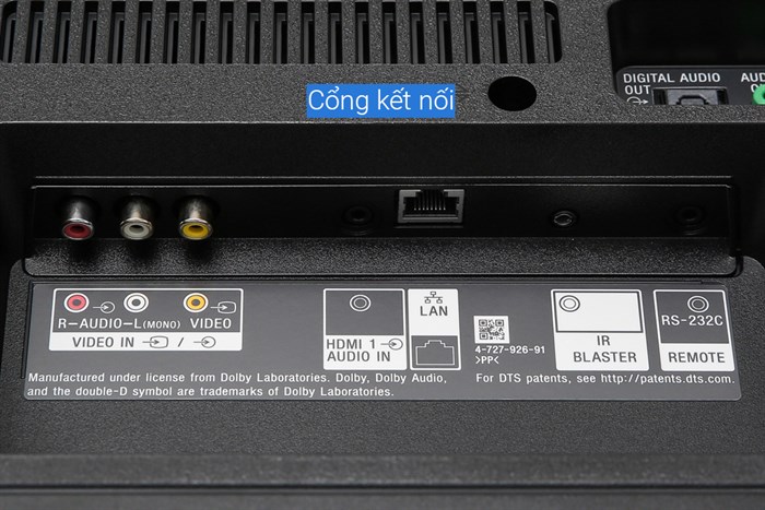 Android Tivi Sony 4K 43 inch KD-43X8000G Màu Đen