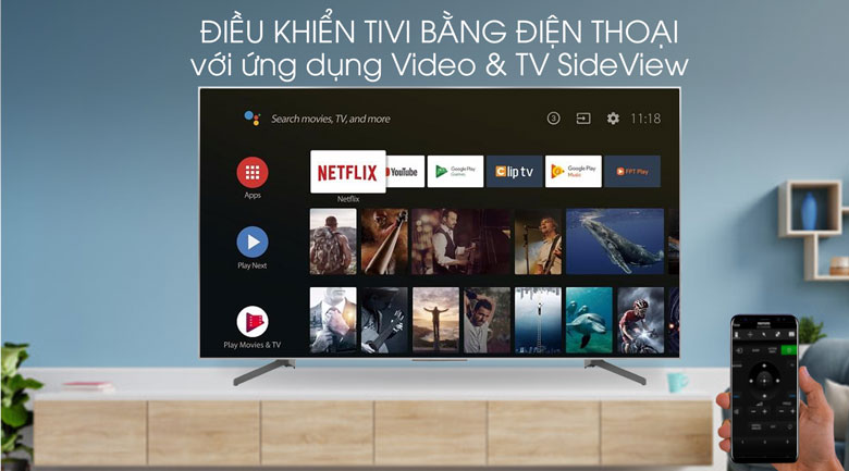 Video & TV SideView-Tivi LED Sony KD-43X8500G/S Video & TV SideView-Tivi LED Sony KD-43X8500G/S