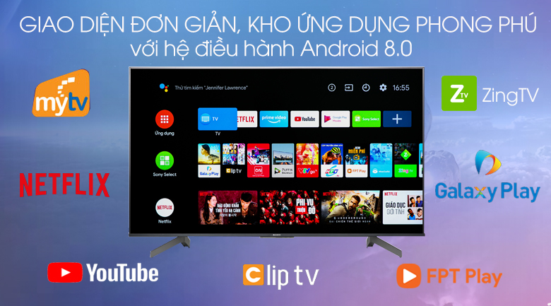 Android Tivi Sony 4K 55 inch KD-55X8500G