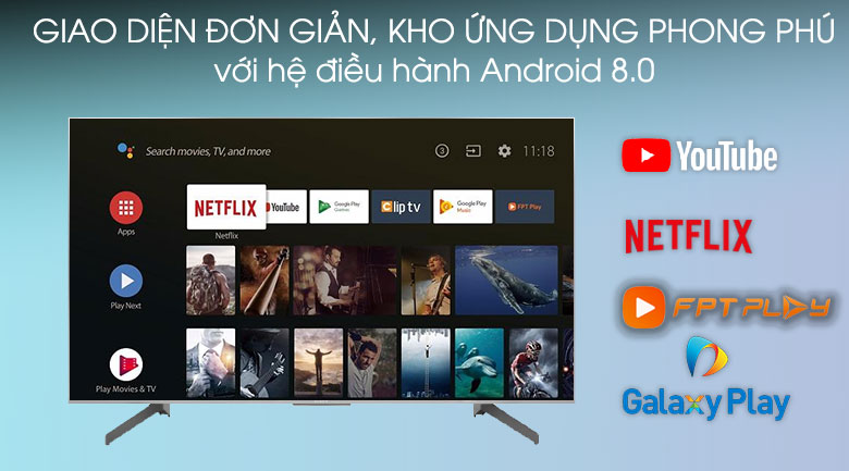 Hệ điều hành-Tivi LED Sony KD-55X8500G/S Hệ điều hành-Tivi LED Sony KD-55X8500G/S