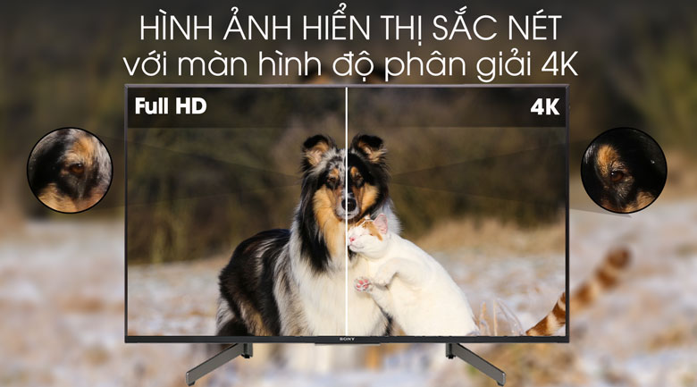 Tivi Sony 4K 55 inch KD-55X8500G/Sphân giải 4K