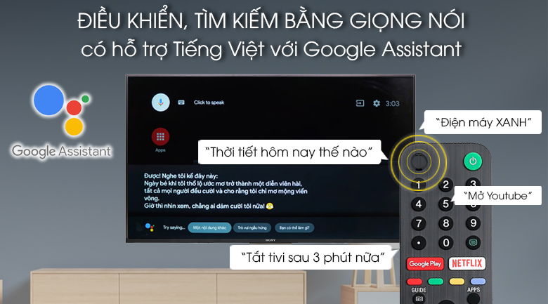 Android Tivi Sony 4K 65 inch KD-65X8500G