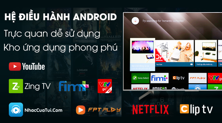 Android Tivi Sony 4K 65 inch KD-65X8500G/S - Android 8.0 Android Tivi Sony 4K 65 inch KD-65X8500G/S - Android 8.0