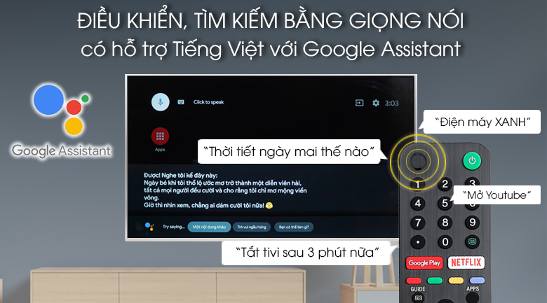 Android Tivi Sony 4K 65 inch KD-65X8500G/S - Android 8.0 Android Tivi Sony 4K 65 inch KD-65X8500G/S - Google Assistant