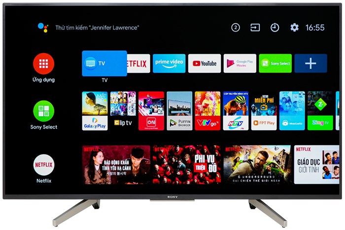 Android Tivi Sony 43 inch KDL-43W800G Màu Đen